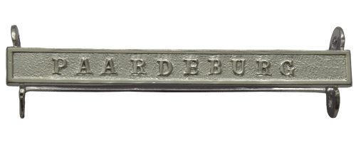 Queens South Africa QSA Clasp PAARDEBURG QSA