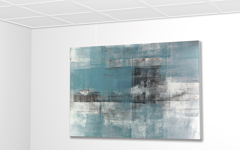 ceiling strip end result